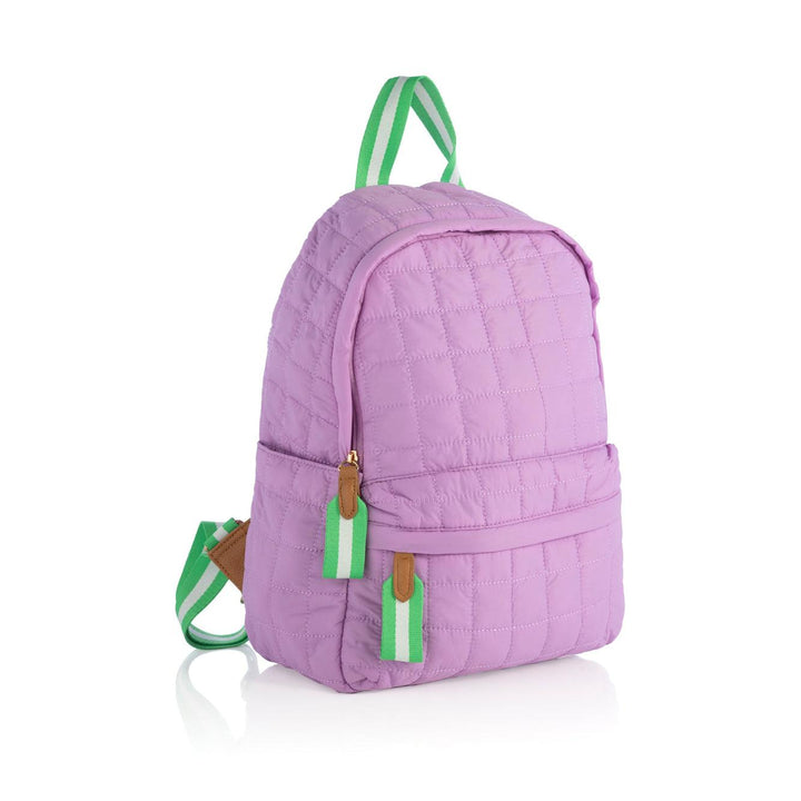Ezra Quilted Backpack - Lilac