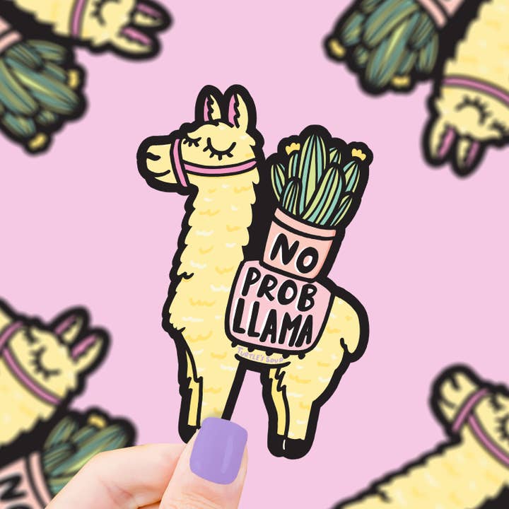 No Prob-Llama Sticker