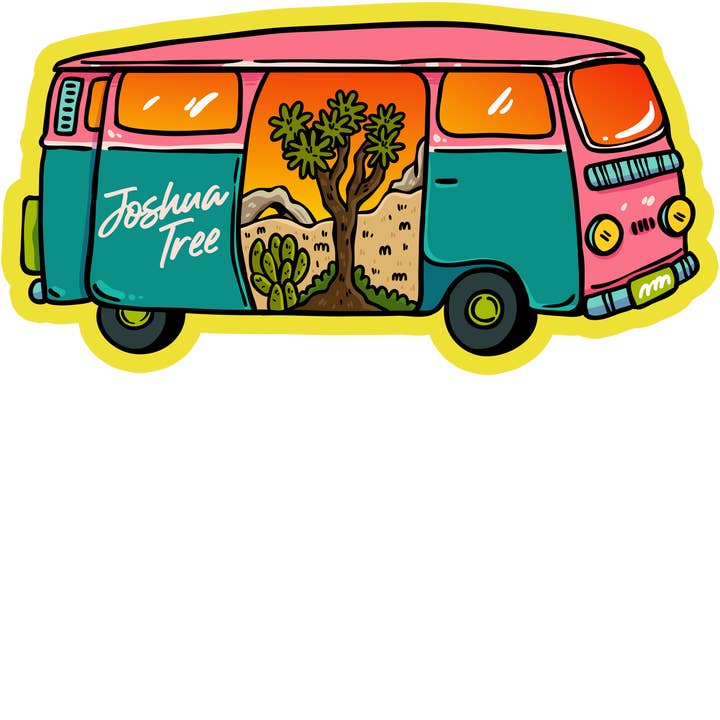 Sticker: Joshua Tree Van