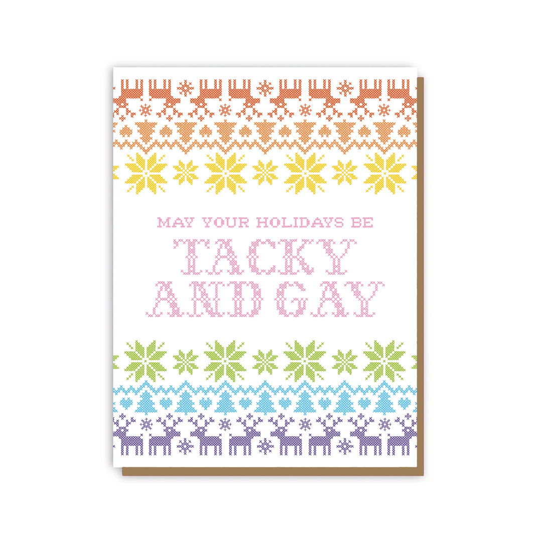 Tacky and Gay Greeting Card