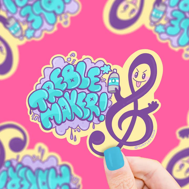 Treble Maker Sticker