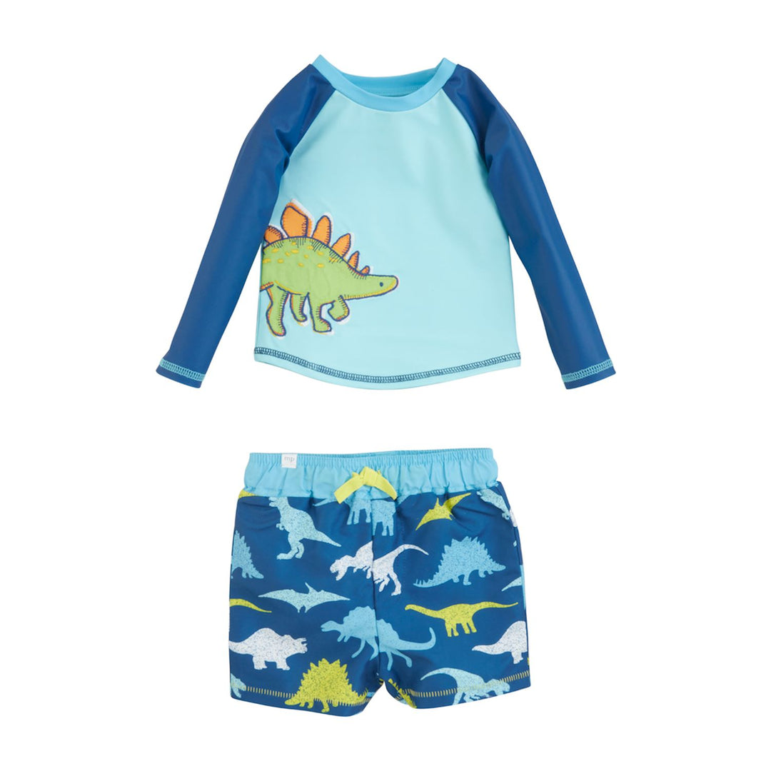 Dino Rash Guard And Swim Trunk Set