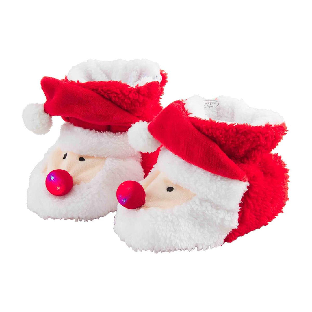 Christmas Light-Up Slippers - Santa - 4T/5T