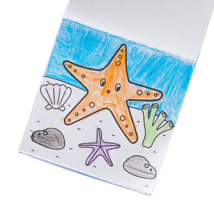Carry Along Coloring Book Set - Sea Life