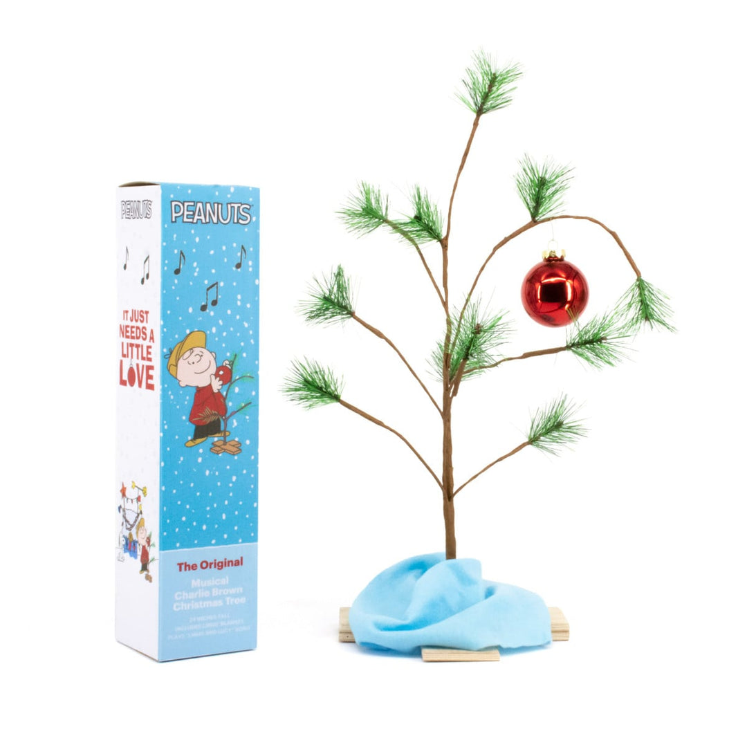 Peanuts© Musical Lonely Tree With Ornament & Linus Blanket