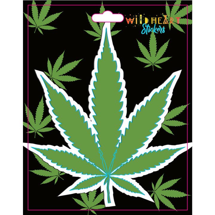 Sticker: Hemp Leaf