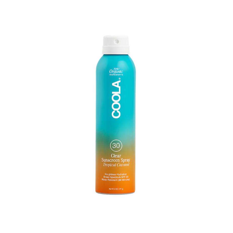 SPF 30 Coola Clear Sunscreen Spray - Tropical Coconut