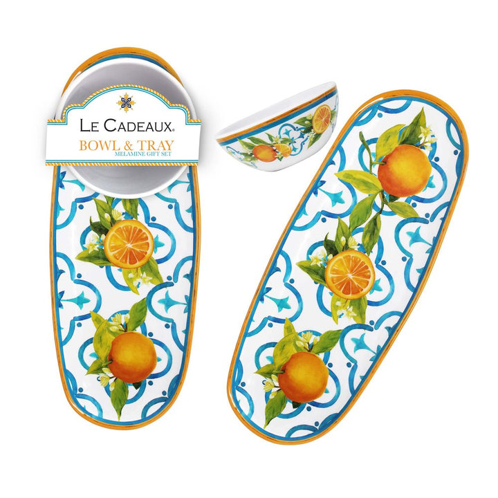 Valencia Bowl & Tray Gift Set