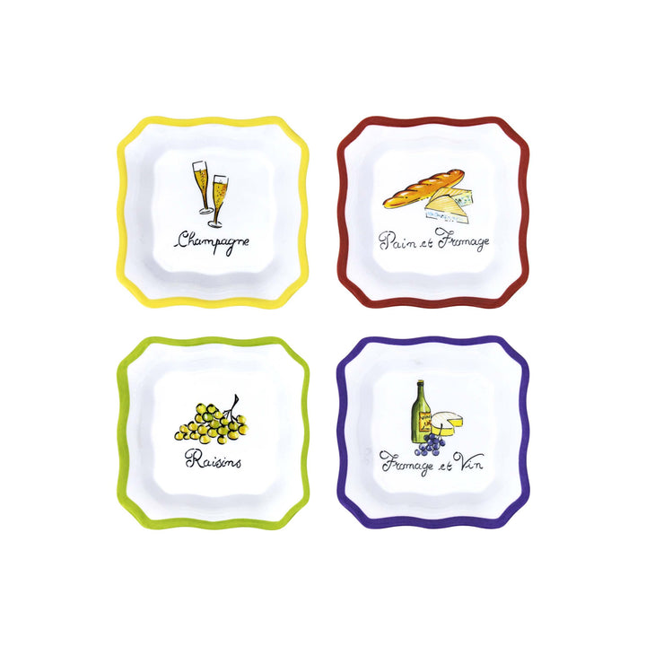 Vintage Wine & Cheese Condiment Bowl