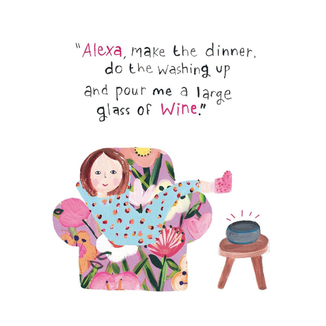 Alexa Greeting Card