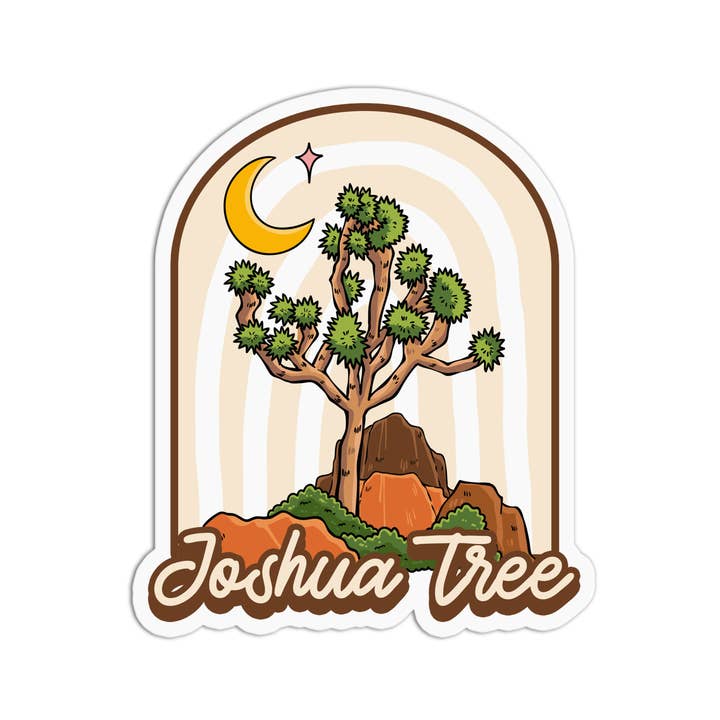 Sticker: Joshua Tree Moonscape