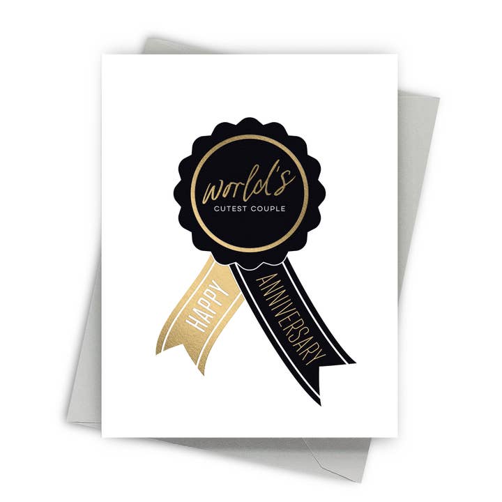 Anniversary Ribbon Greeting Card