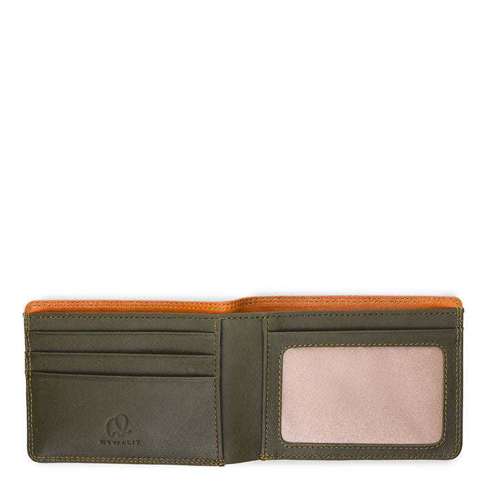 RFID Men's Jeans Wallet - Tan/Olive