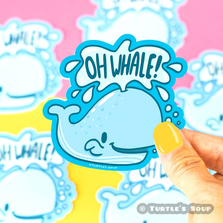 Oh Whale Sticker