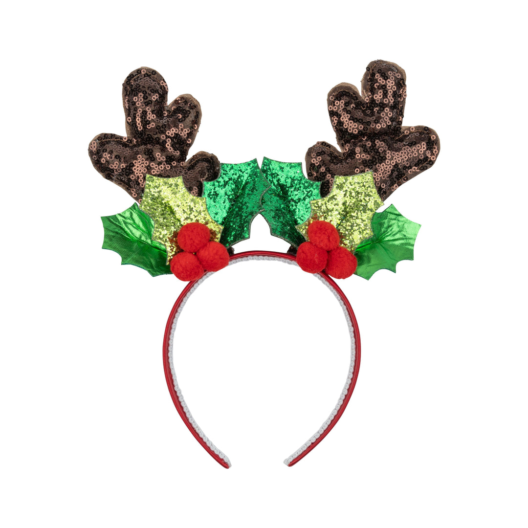 Antler & Holly Headband