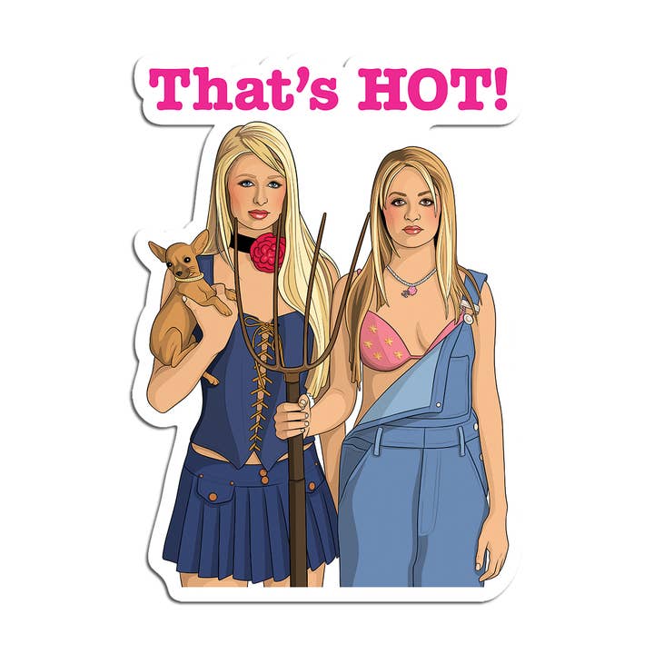 Die Cut Sticker: Simple Life That's Hot