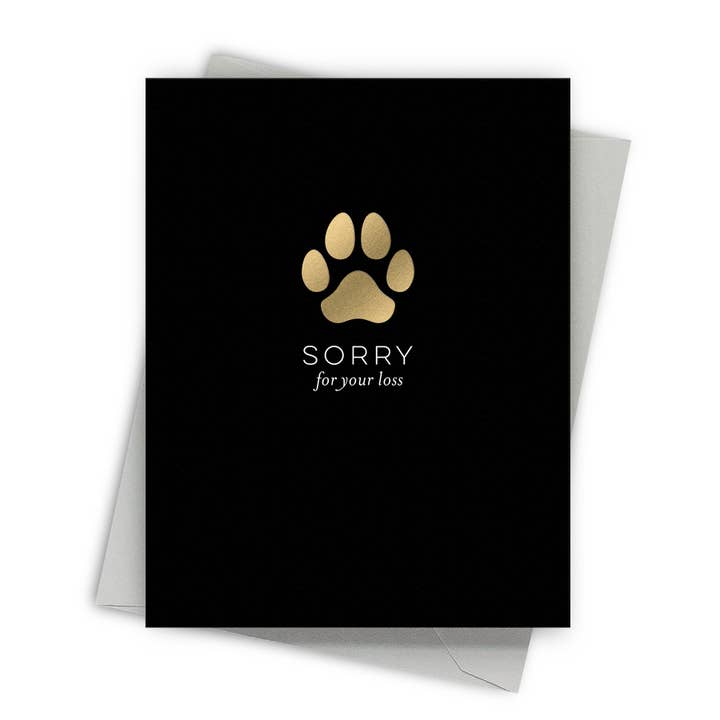 Furry Loss Sympathy Greeting Card