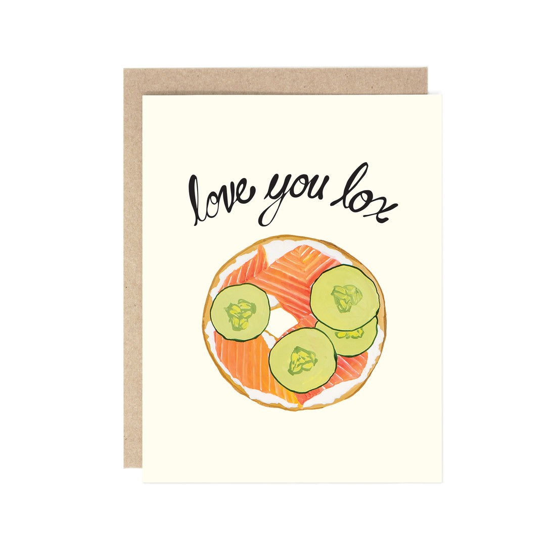 Love You Lox Greeting Card