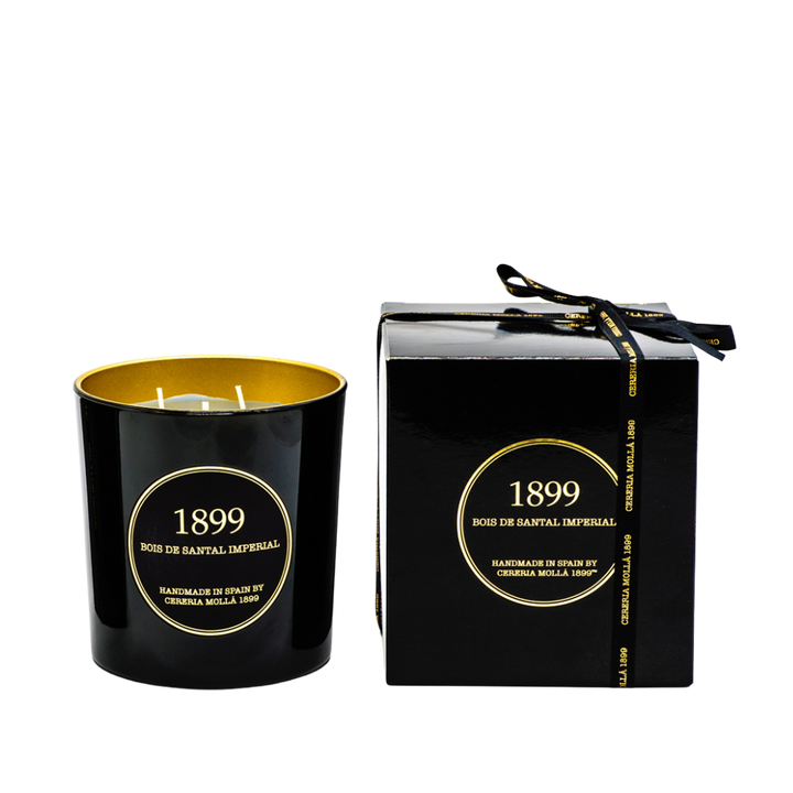 Bois De Santal Imperial Black & Gold 21 oz 3 Wick Candle