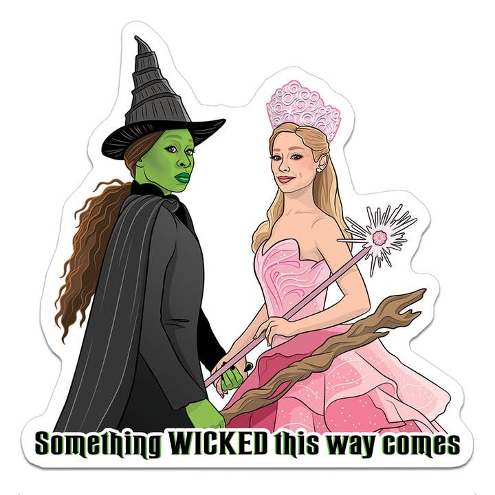 Die Cut Sticker: Something Wicked