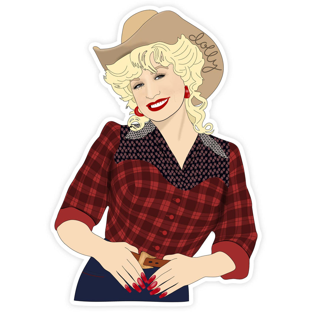 Dolly Parton Rhinestone Cowgirl Sticker