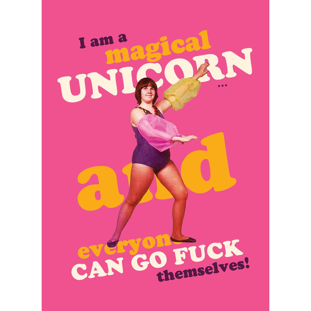 Magical Unicorn Vinyl Magnet