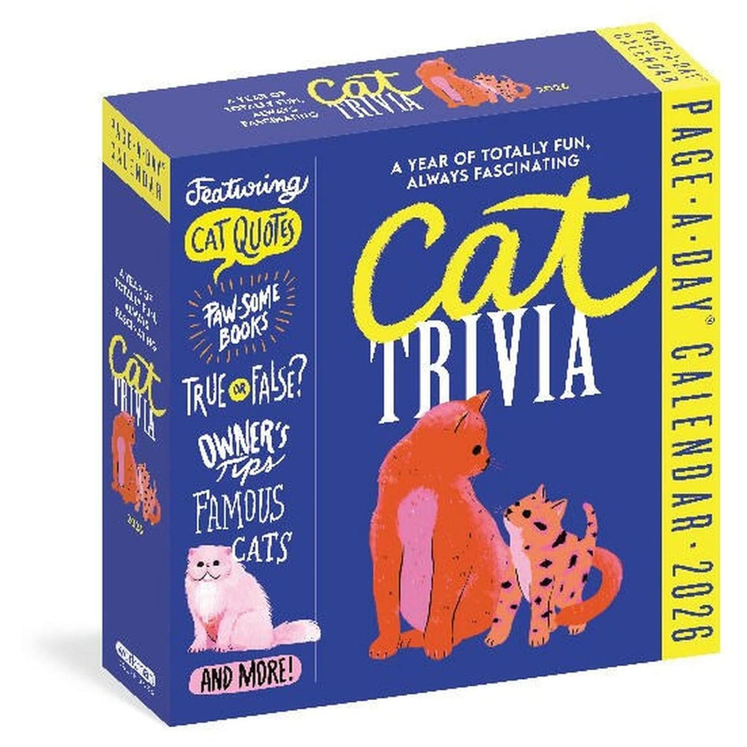 Page-A-Day Calendar 2026: Cat Trivia