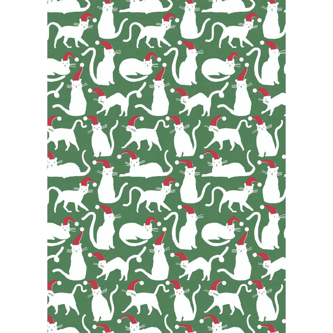 Cats In Santa Hats Gift Wrap