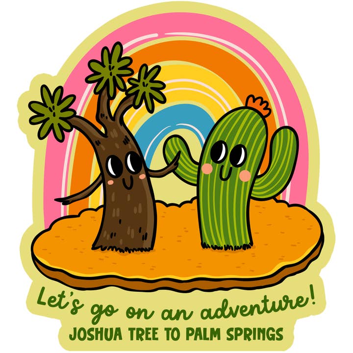 Sticker: Joshua Tree To Palm Springs Adventure