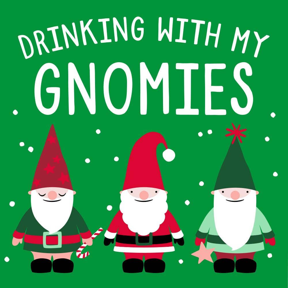 Gnomies Christmas Cocktail Napkins