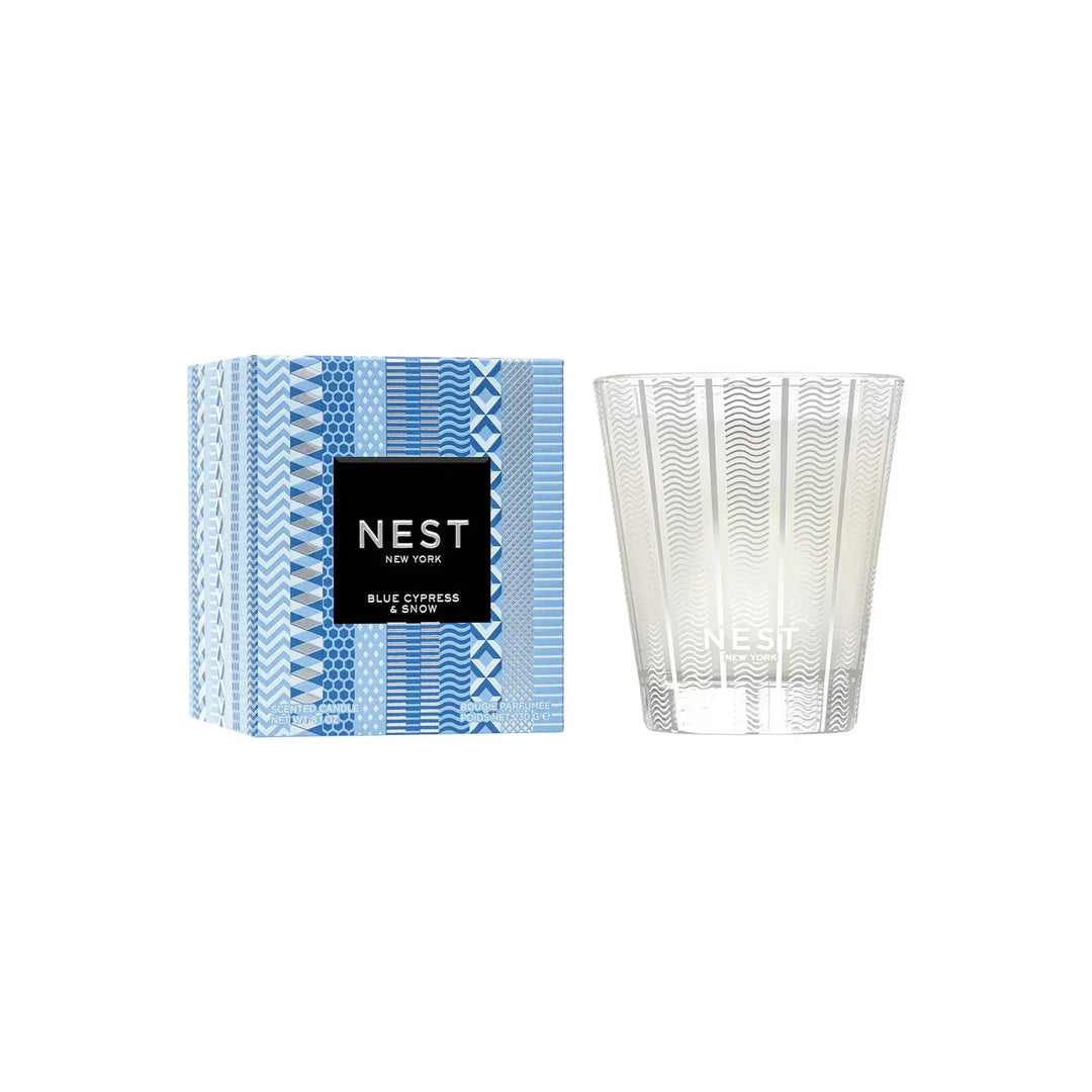 Blue Cypress & Snow Classic Candle 8.1 Oz.