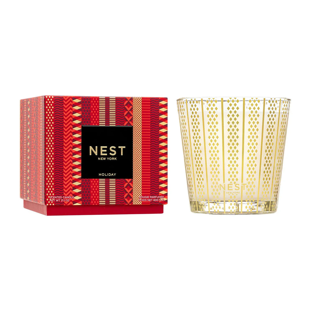 Holiday 3-Wick Candle 21.1 Oz.