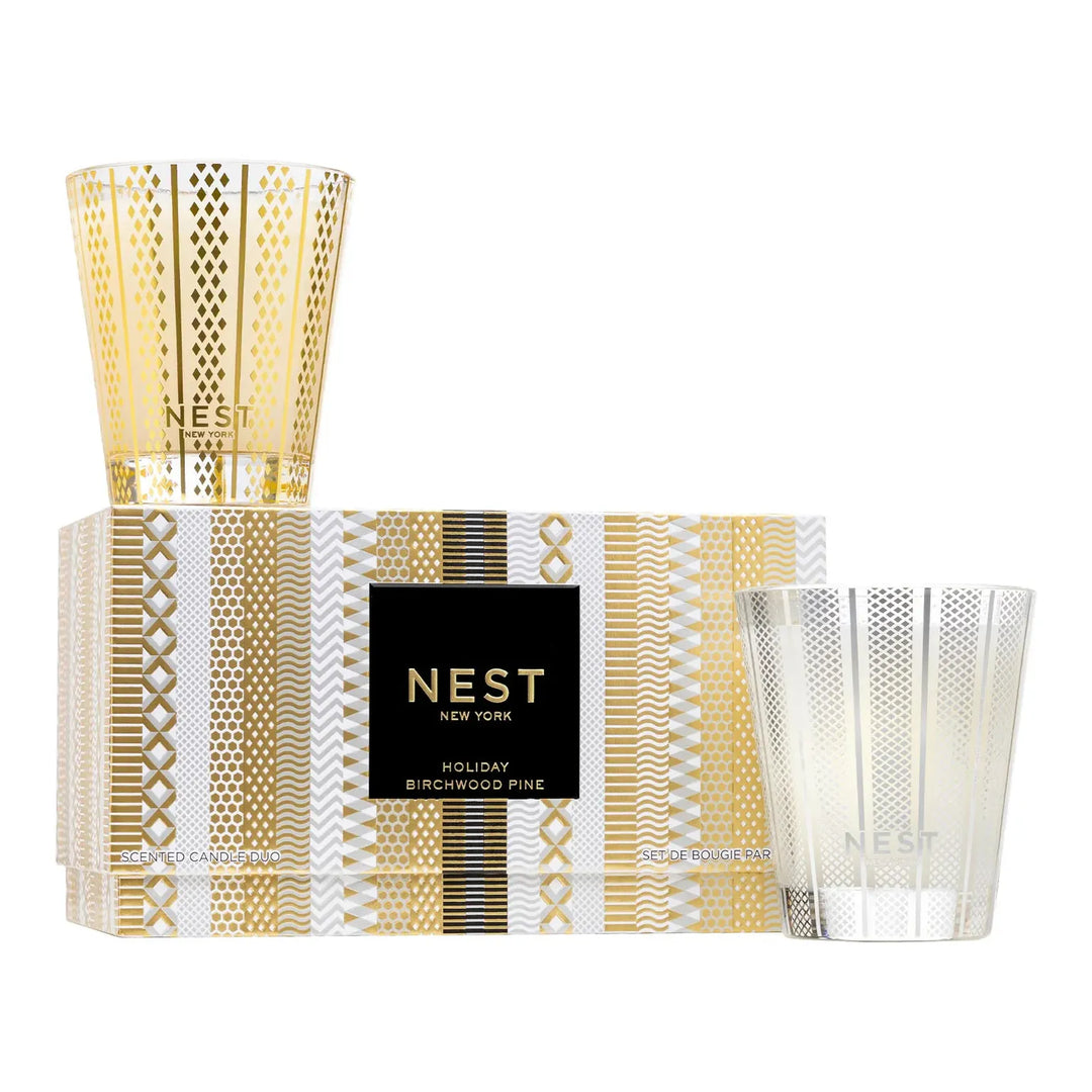 Holiday & Birchwood Pine Classic Candle Set
