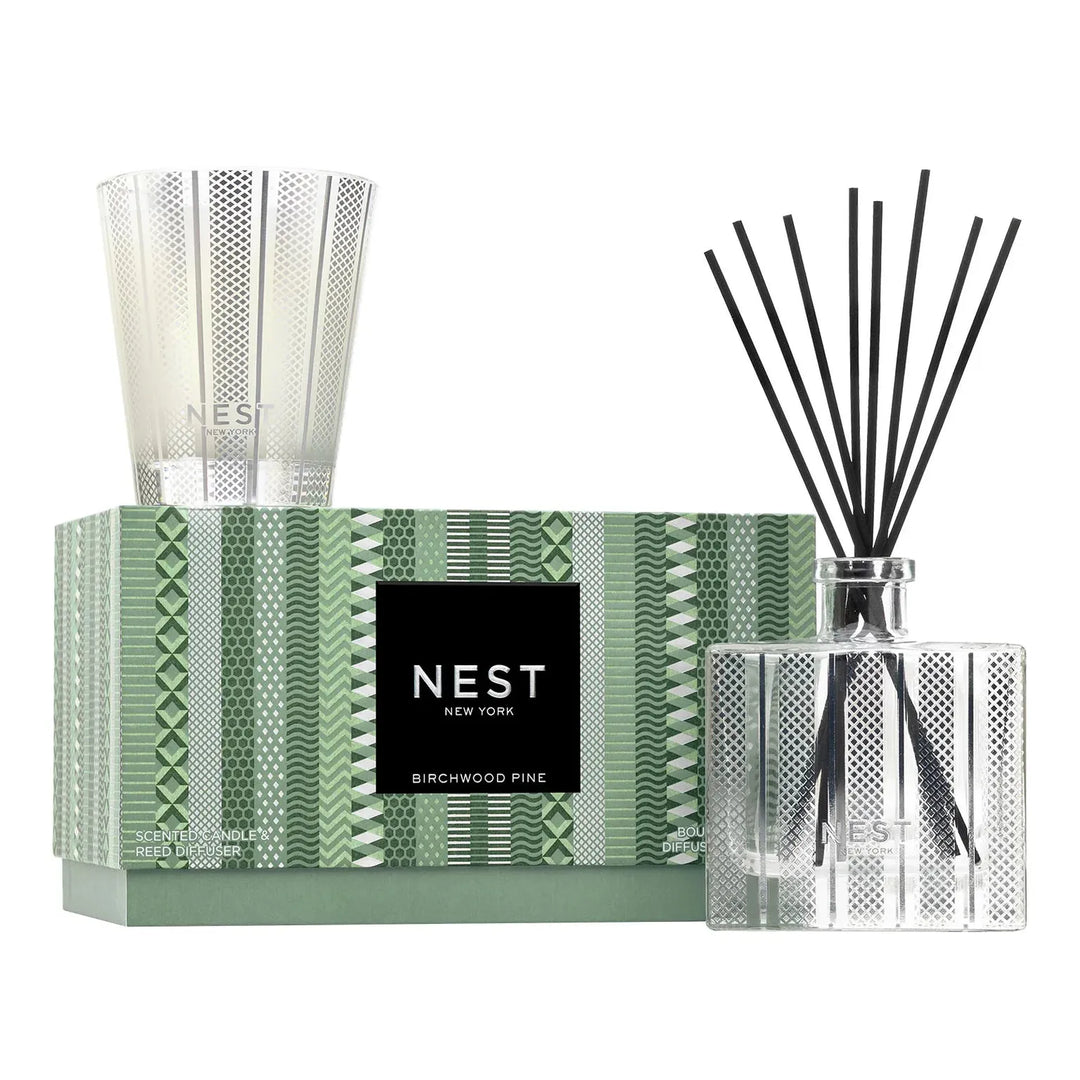 Birchwood Pine Candle and Diffuser Set