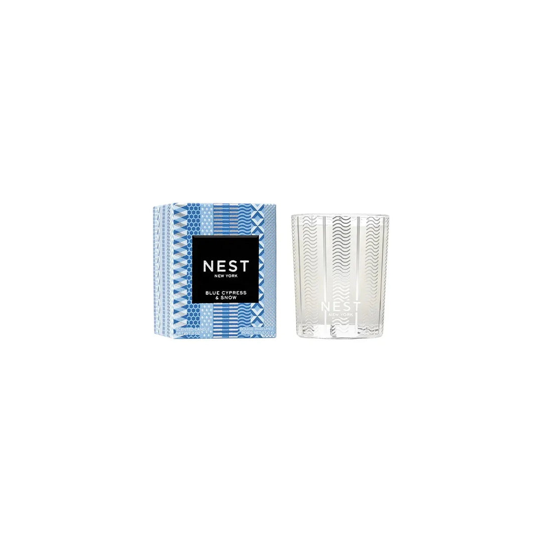 Blue Cypress & Snow Classic Candle 2.0 Oz.