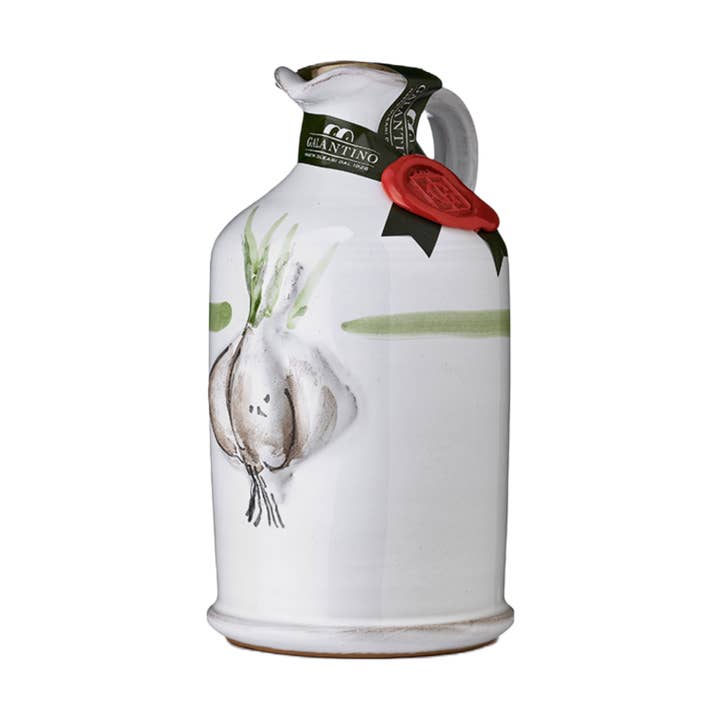 Imported Garlic Extra Virgin Olive Oil Cruet
