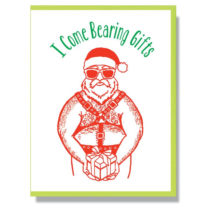 I Come Bearing Gifts Holiday Card