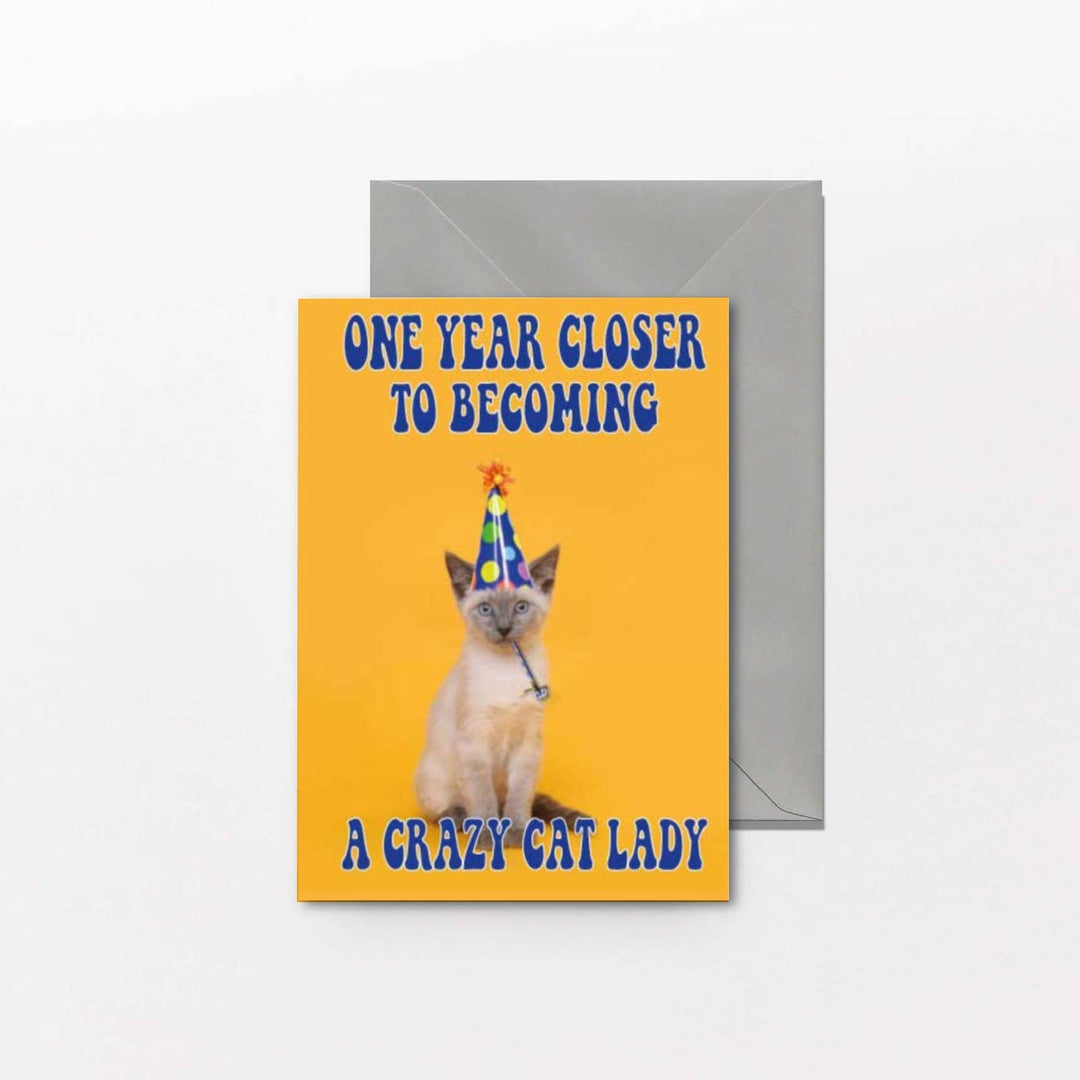 Crazy Cat Lady Birthday Card