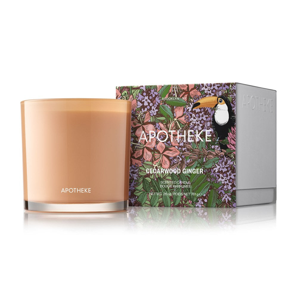 Cedarwood Ginger Luxury 3-Wick Candle 26 Oz.