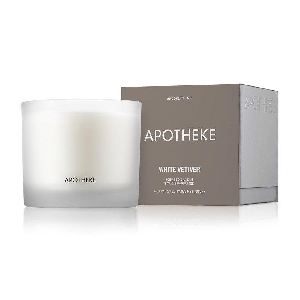 White Vetiver 3-Wick Candle 26 Oz.