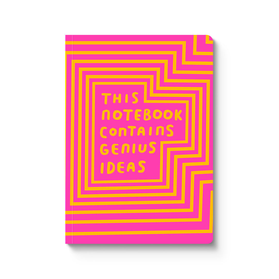 This Notebook Contains Genius Ideas Paperback Notebook