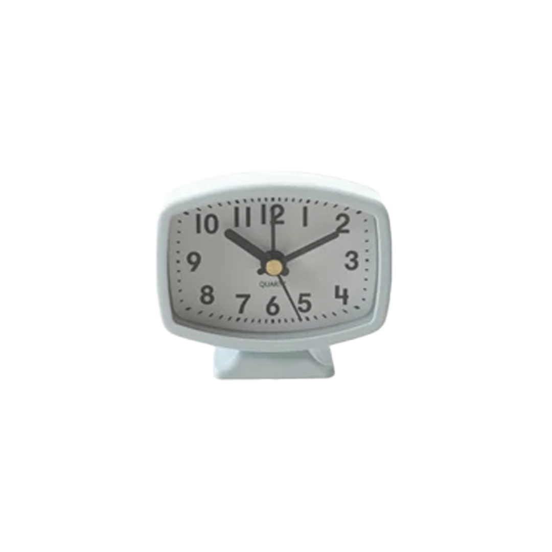 Metal Footed Alarm Clock - Sky Blue
