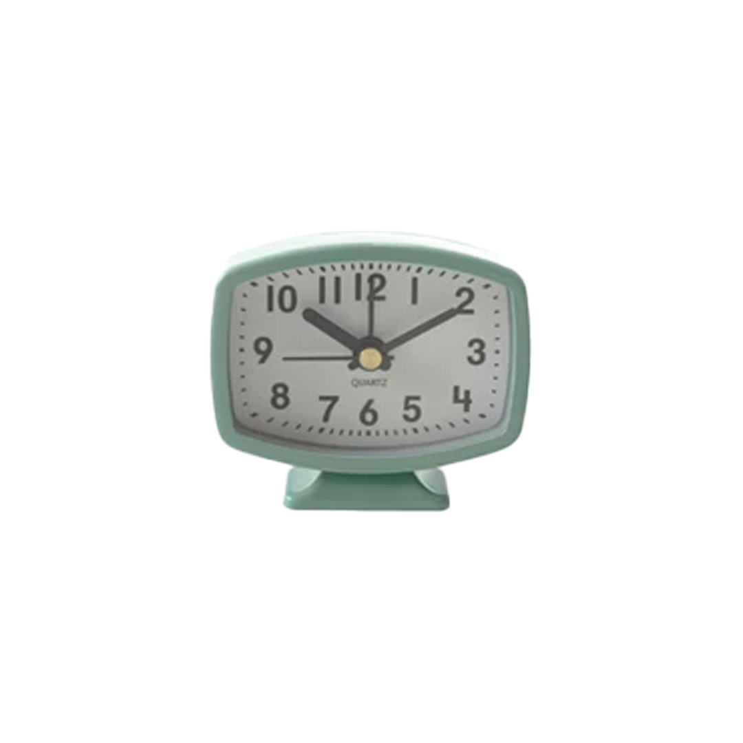 Metal Footed Alarm Clock - Mint