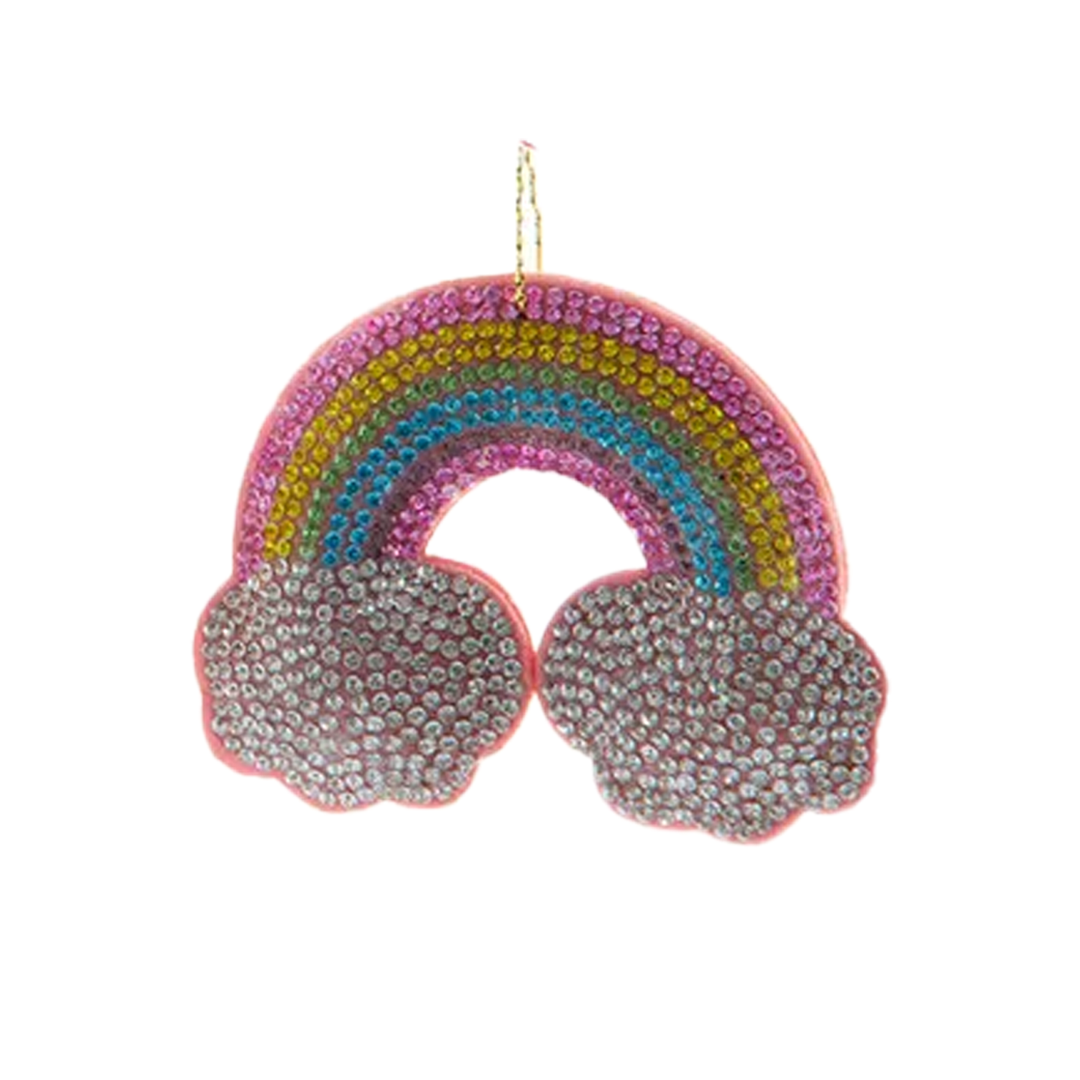 Bedazzled Rainbow Ornament - Rainbow