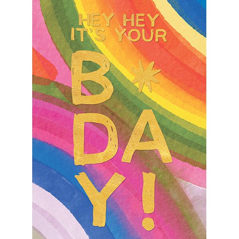 Rainbow Birthday Card