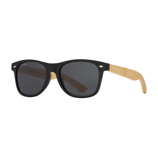 Classic Polarized Sunglasses - Matte Onyx & Bamboo