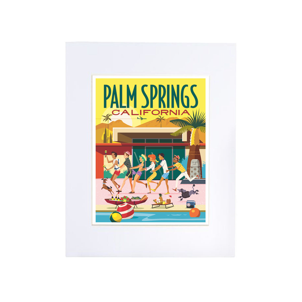 Palm Springs Conga Print 8" x 10" (Unframed)