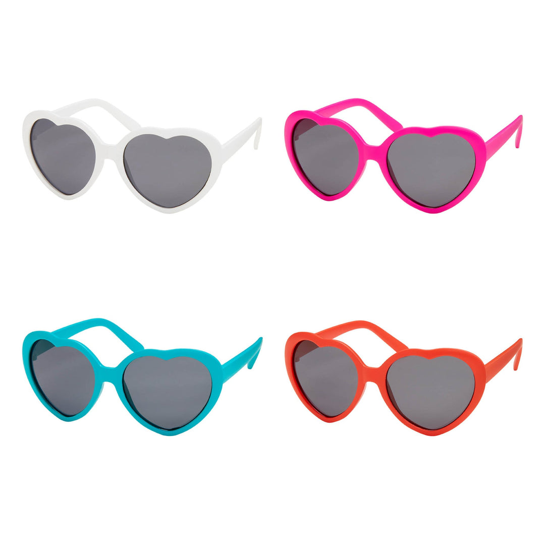 Kids Floaties Polarized Heart Pop Color Sunglasses
