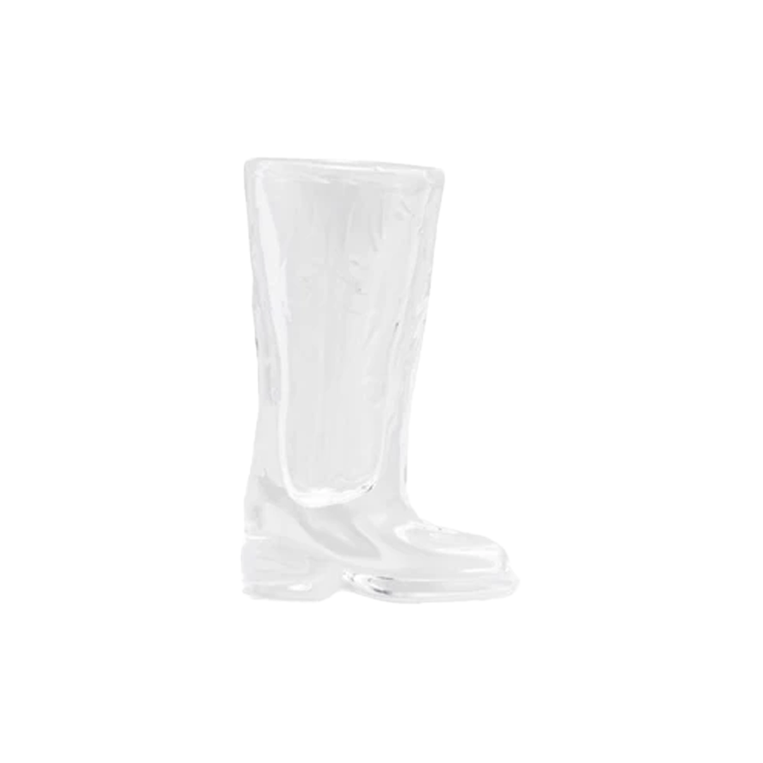 Glass Cowboy Boot Shot Glass - Clear
