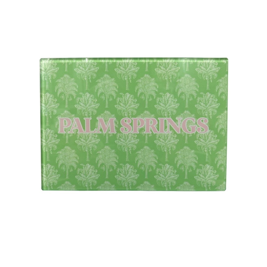 "Palm Springs" Green Palm Cutting Board